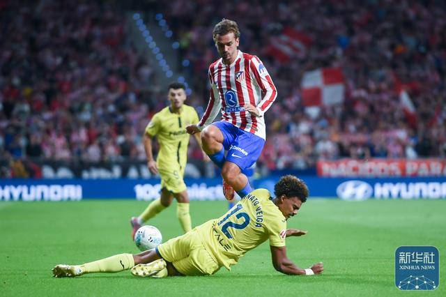 西甲｜马德里竞技胜比利亚雷亚尔